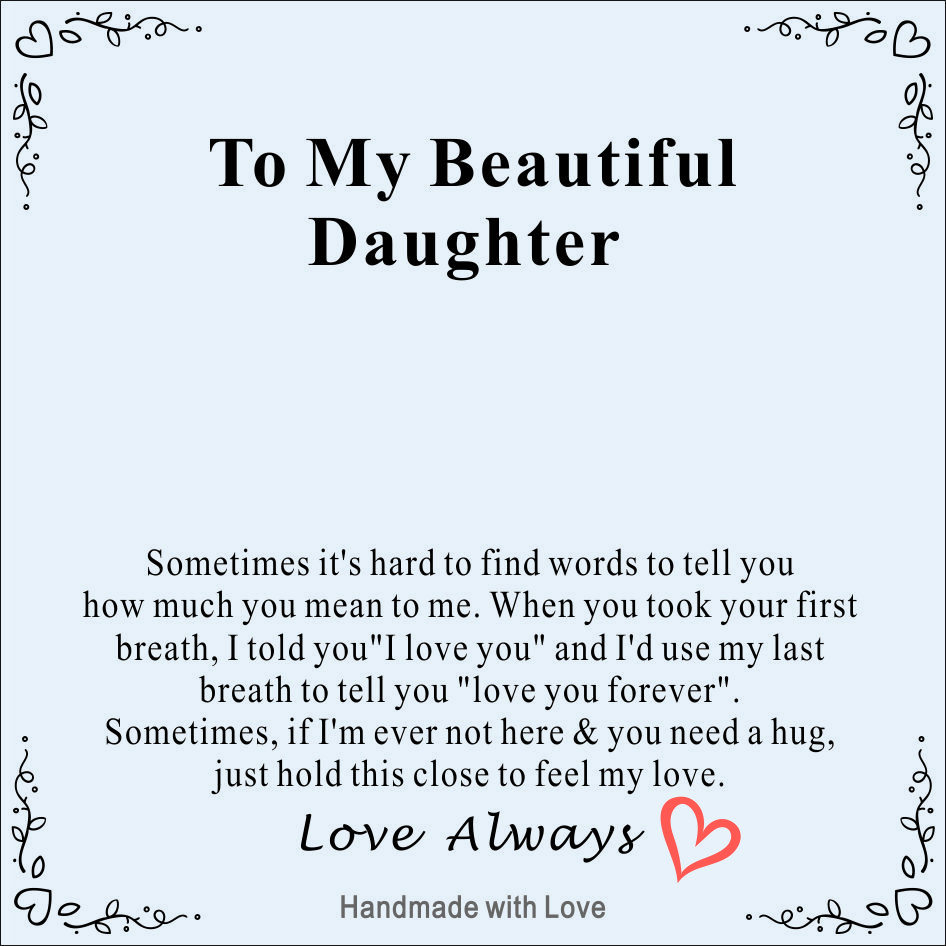 To My Beautiful Daughter