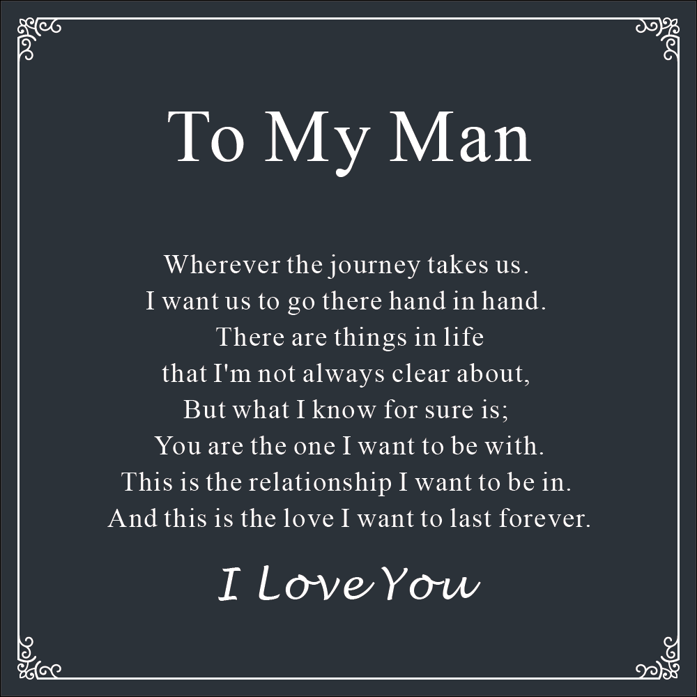 To My Man