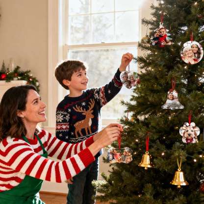 Snowflake Photo Ornament for child