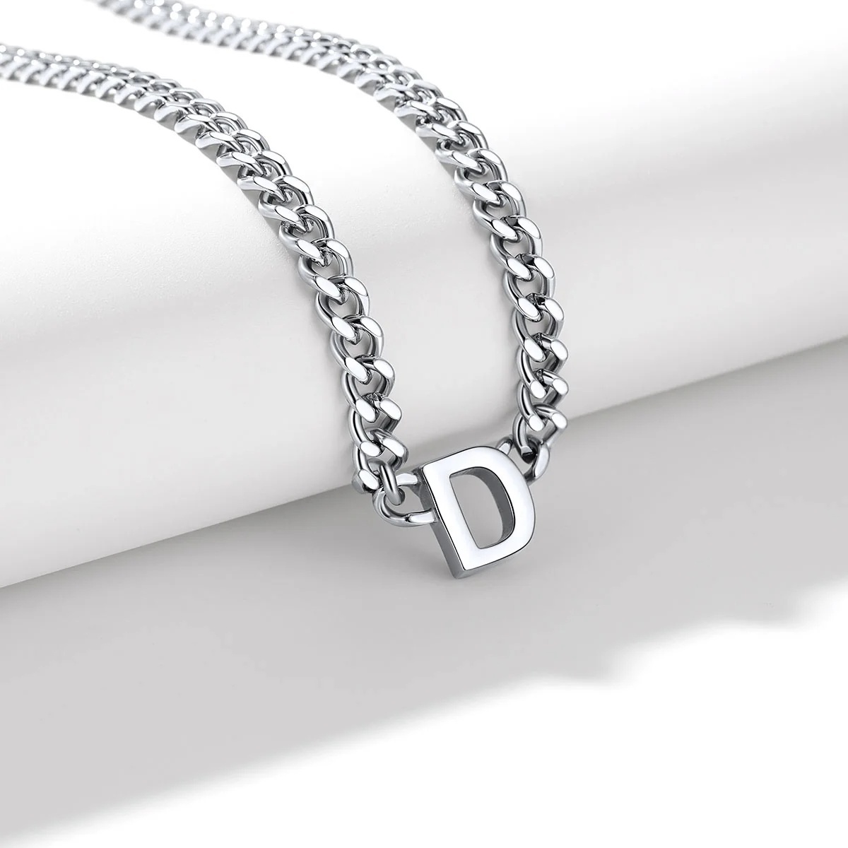 Initial D Cuban Chain Necklace durable pendant