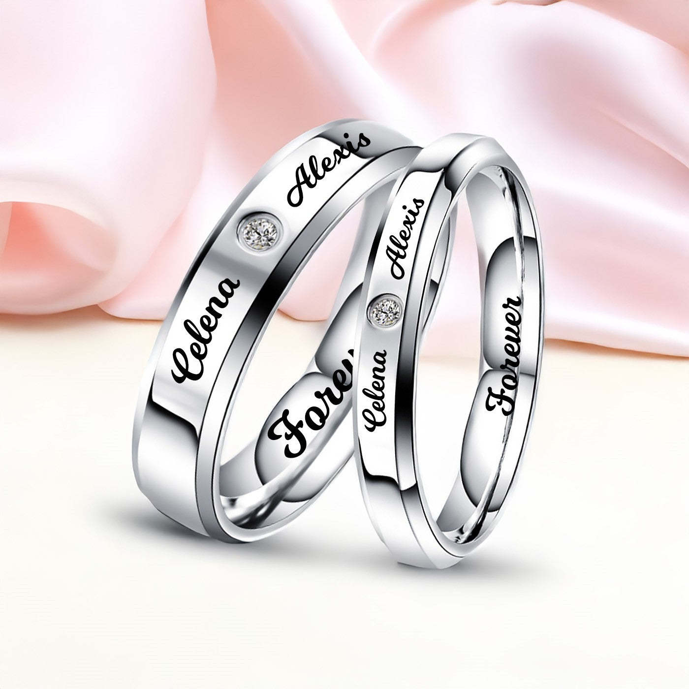  Name Promise Rings for Couple