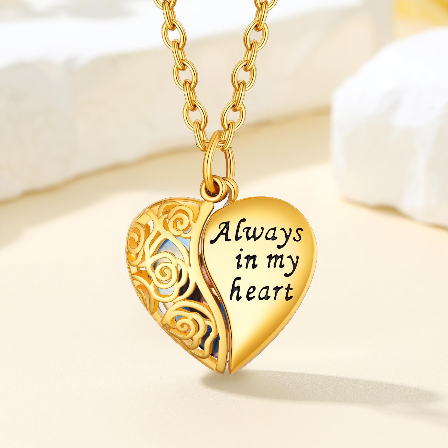 Photo Heart Necklace