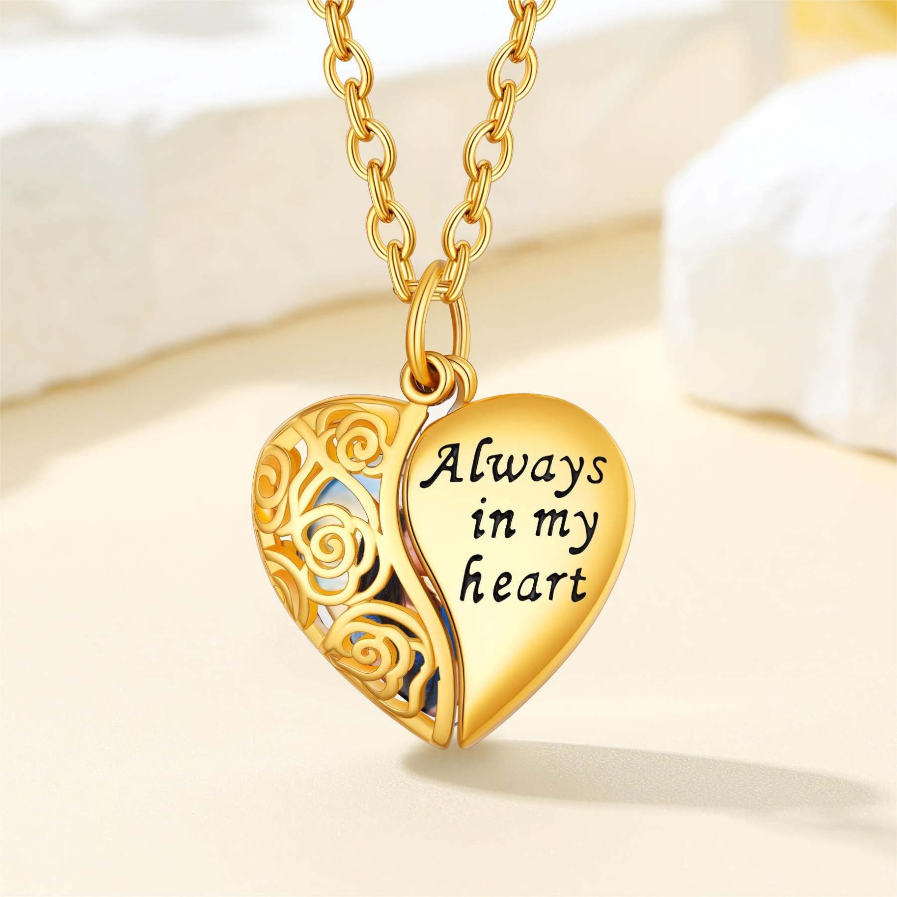 Photo Heart Necklace