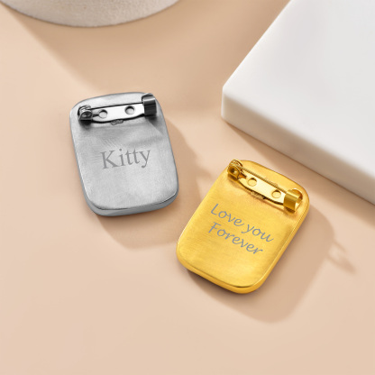 Wedding Photo Charms Customized with Pictures Memorial Pins engraved