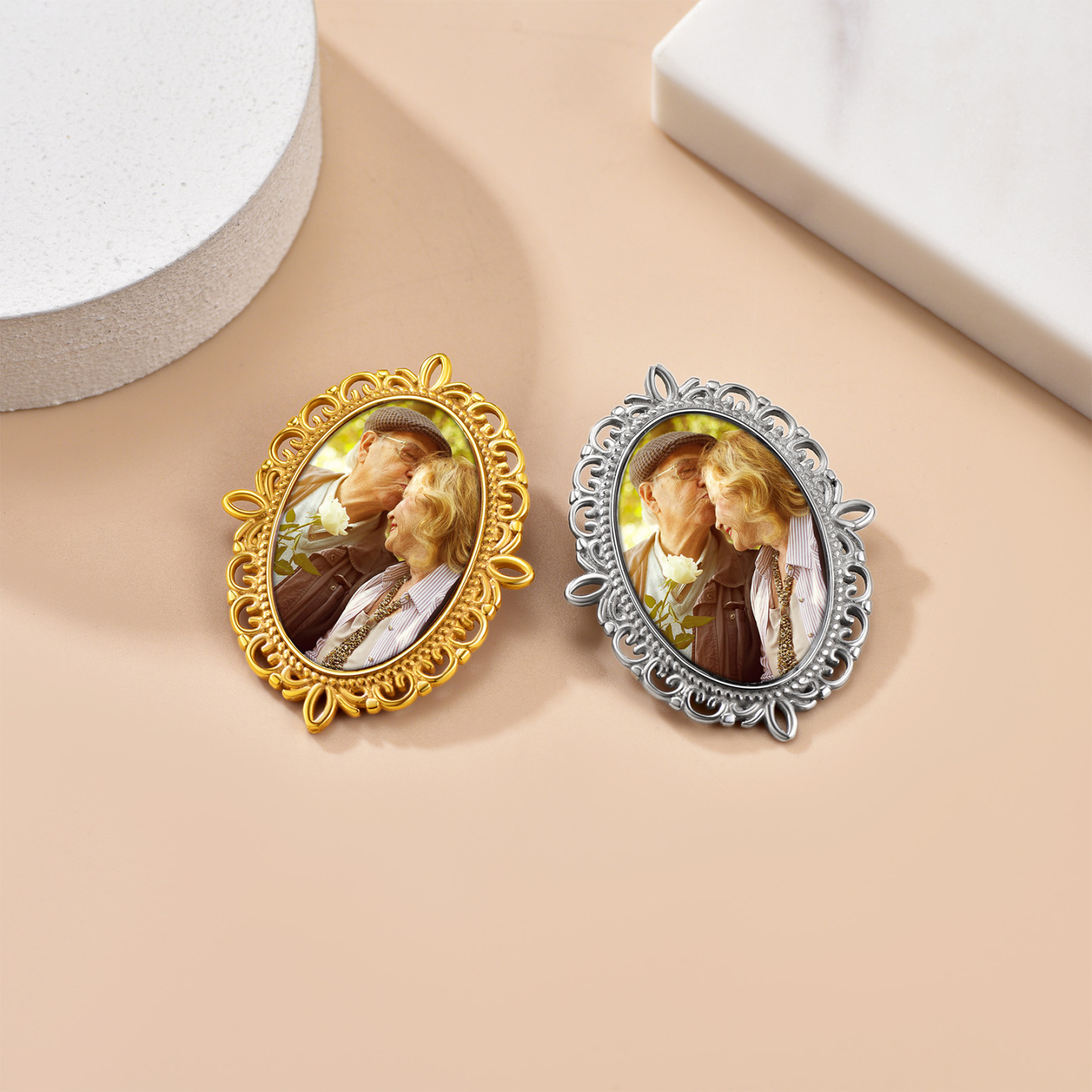 Custom Photo Charms Brooch Pins for Women Memorial Pins occasion