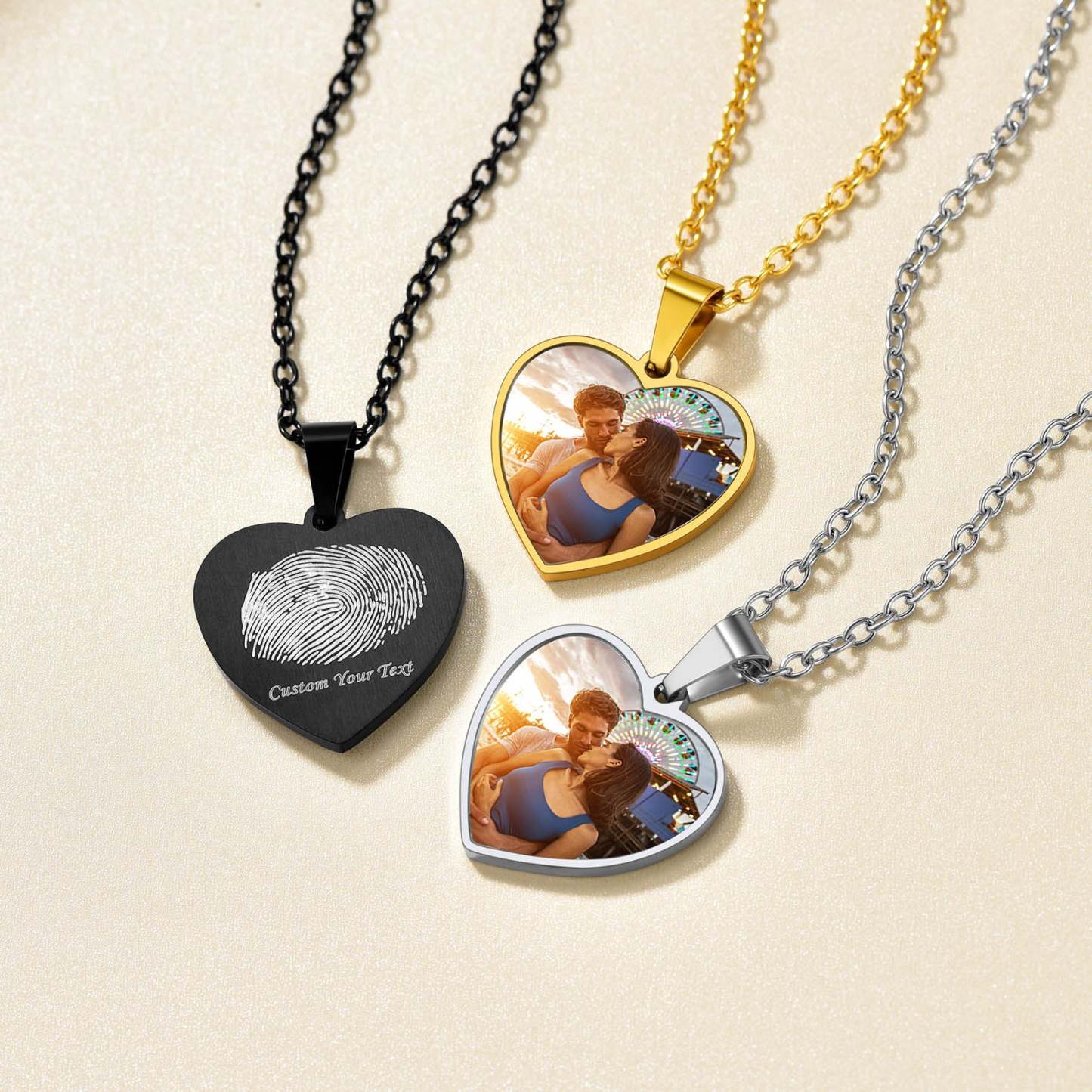 Custom4U Customized Unique Photo Necklace