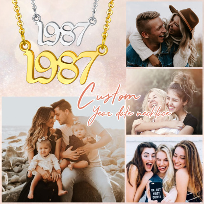 Personalized Name Pendant Necklaces Number 