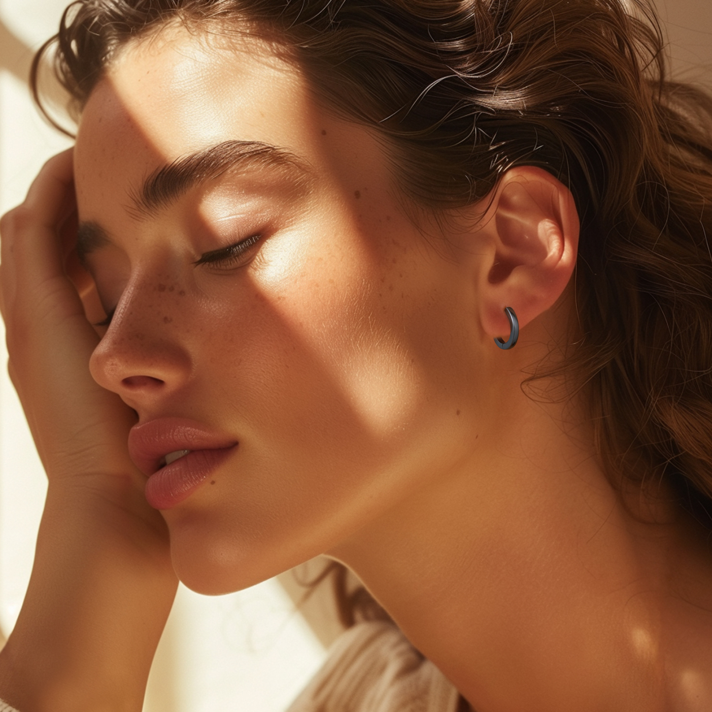 925 Sterling Silver Small Hoop Earrings Cartilage Huggie Earrings