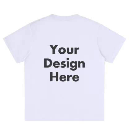 Custom Text white T-Shirt