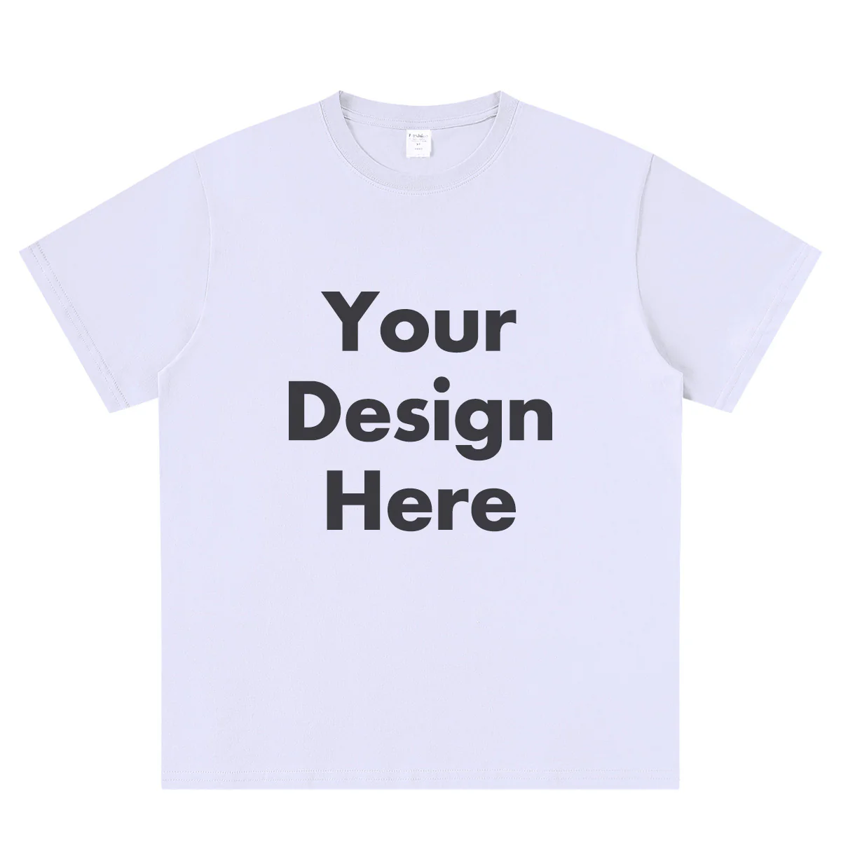 Custom Text white T-Shirt