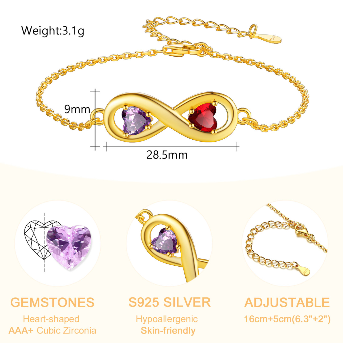 Birthstone Bracelets