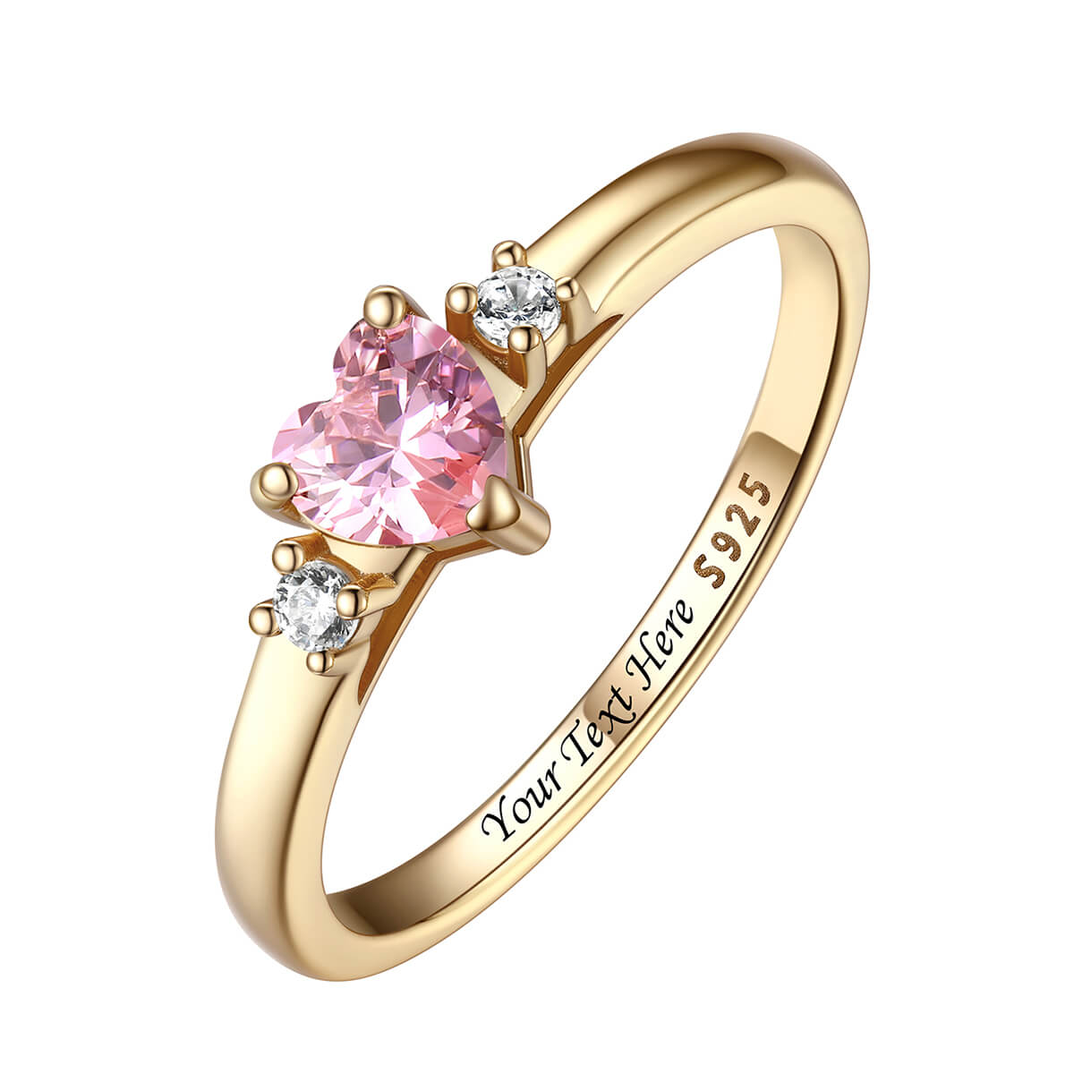 gold  birthstone ring for women