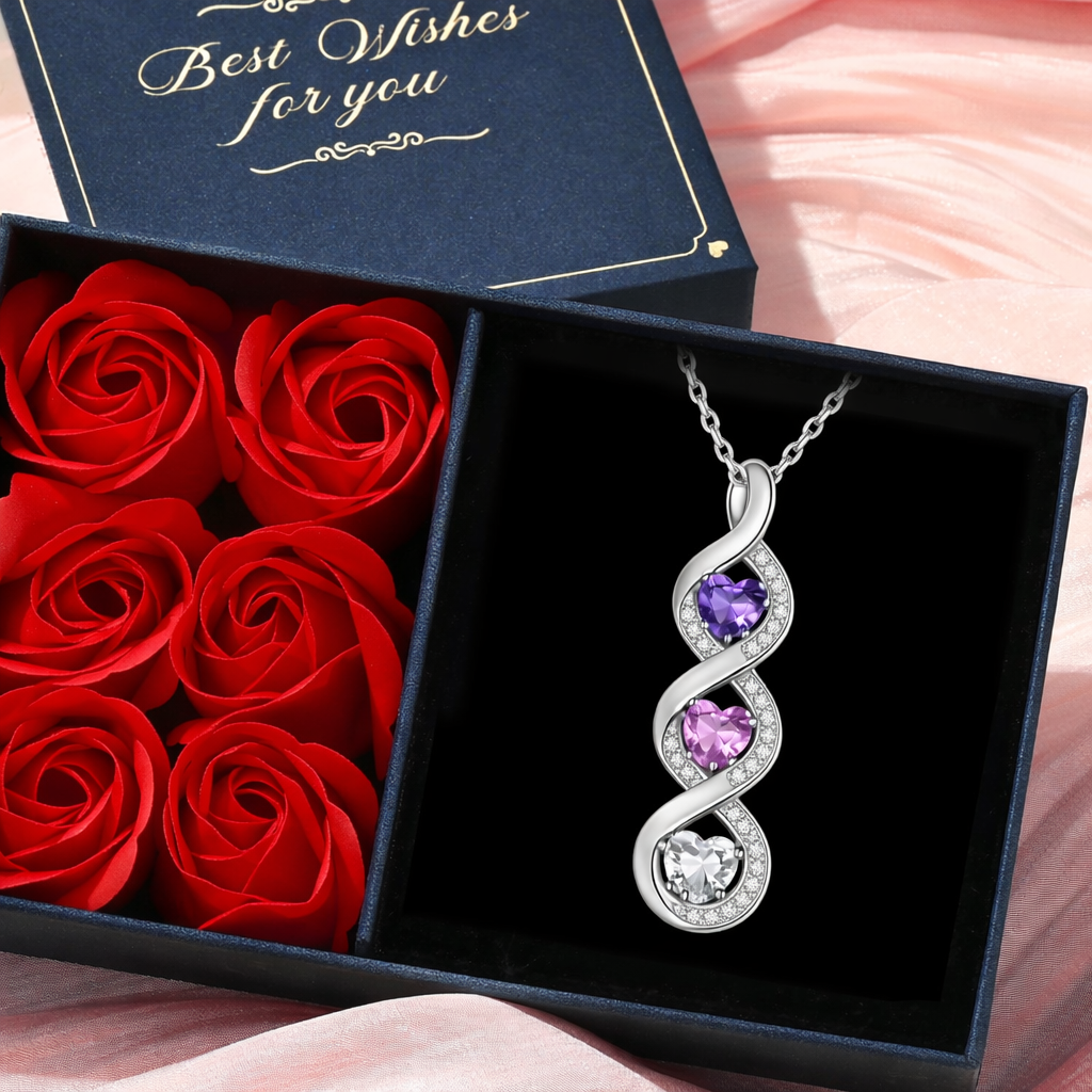 birthstone necklace for mom