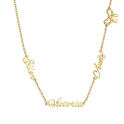 Custom 1-3 Name Necklace for Women