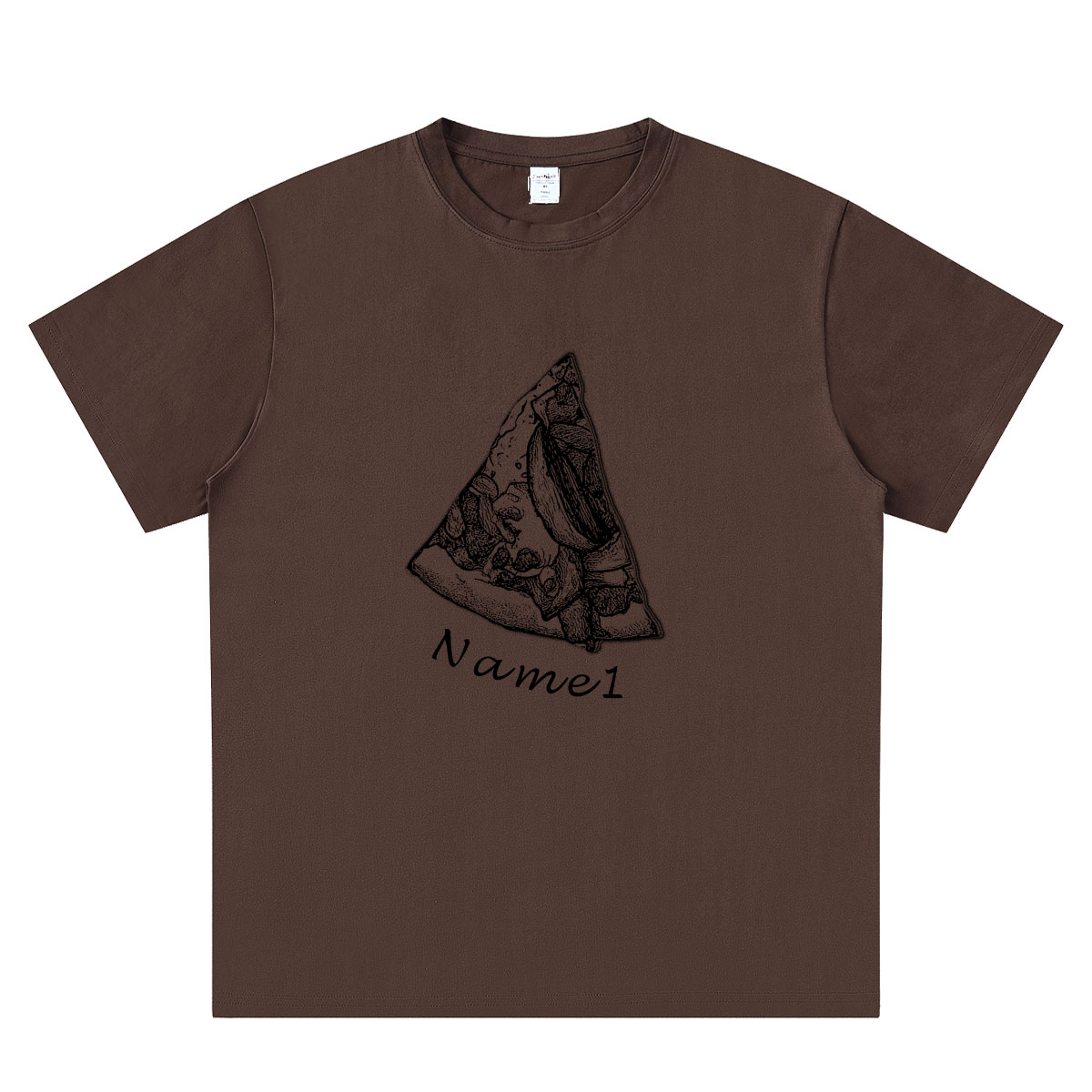 Personalized Pizza Family Name T-Shirt - Custom Kids & Family Gift