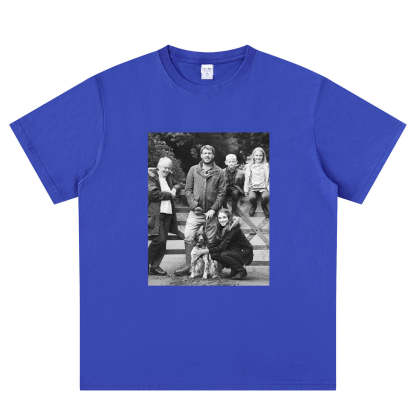 Custom Picture royal blue T-Shirt