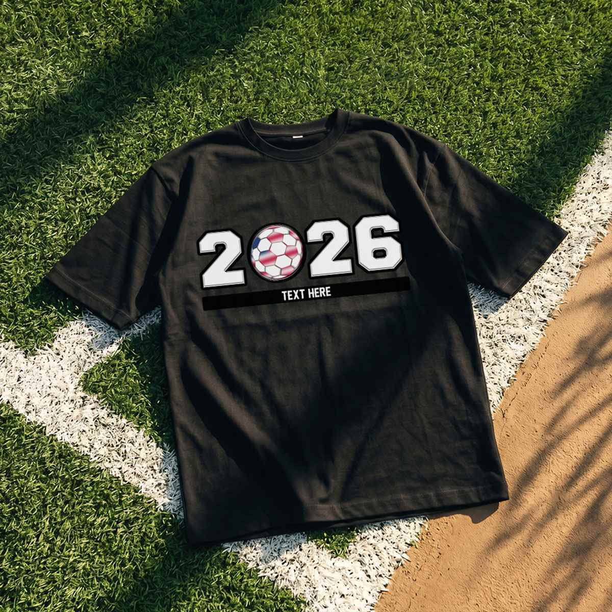 Personalized 2026 FIFA World Cup Jersey T-Shirt Black