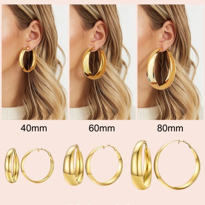 Chunky Hoop Earrings