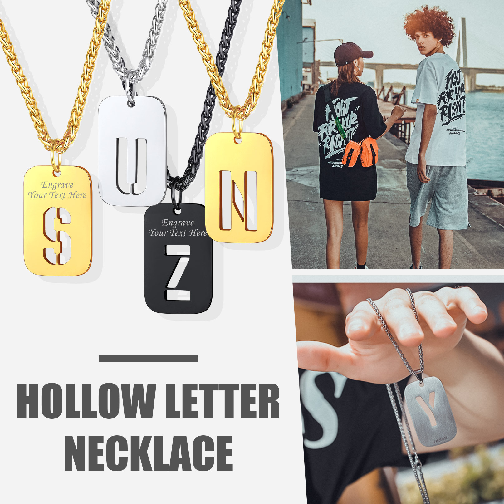 custom dog tag necklace for men