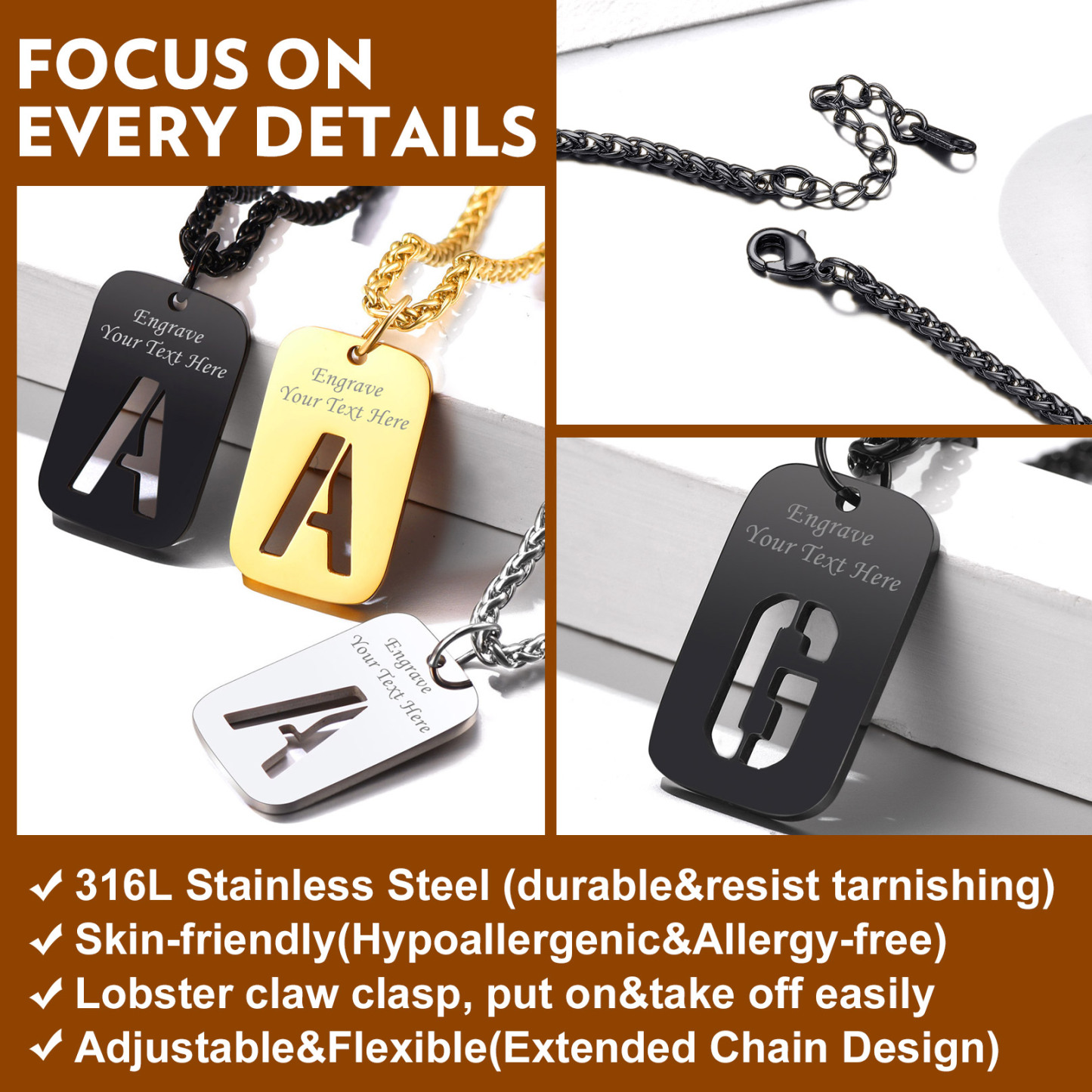 custom dog tag necklace