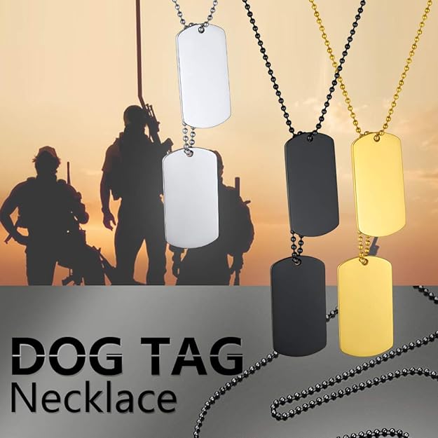 dog tag necklace for men