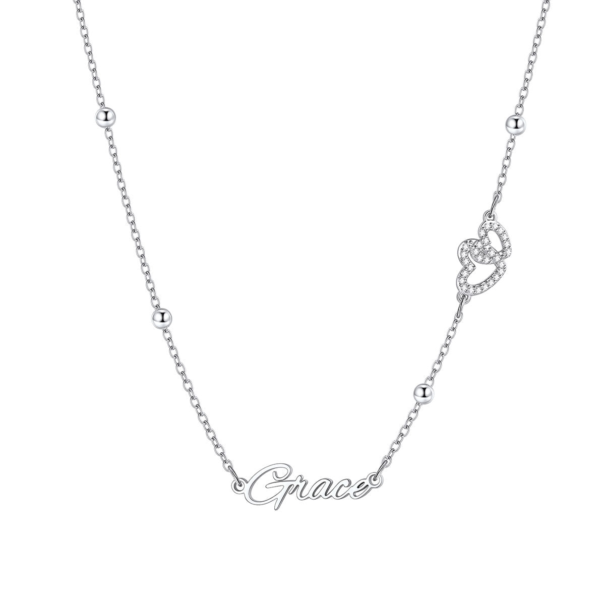 Custom Multi Nameplate Necklace for Women