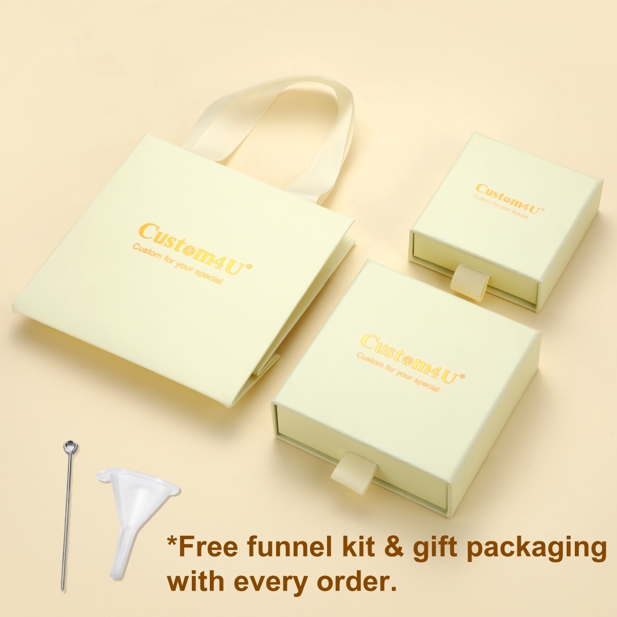 free funnel kit and gift packaging