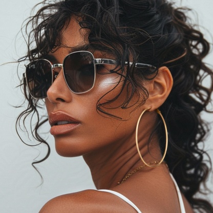 gold hoop earrings for women