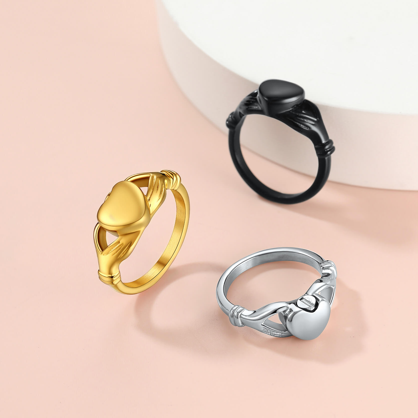 Cremation Urn Ring for Ashes all color