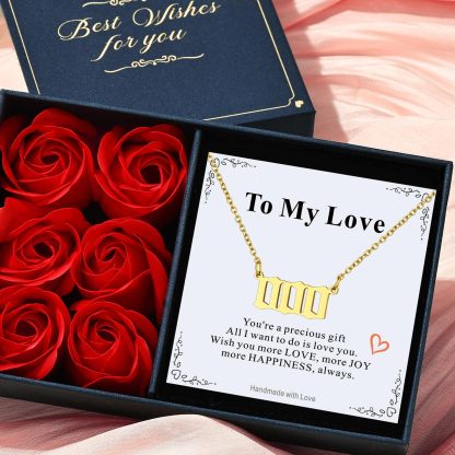 Personalized Angel Number Necklace for Women