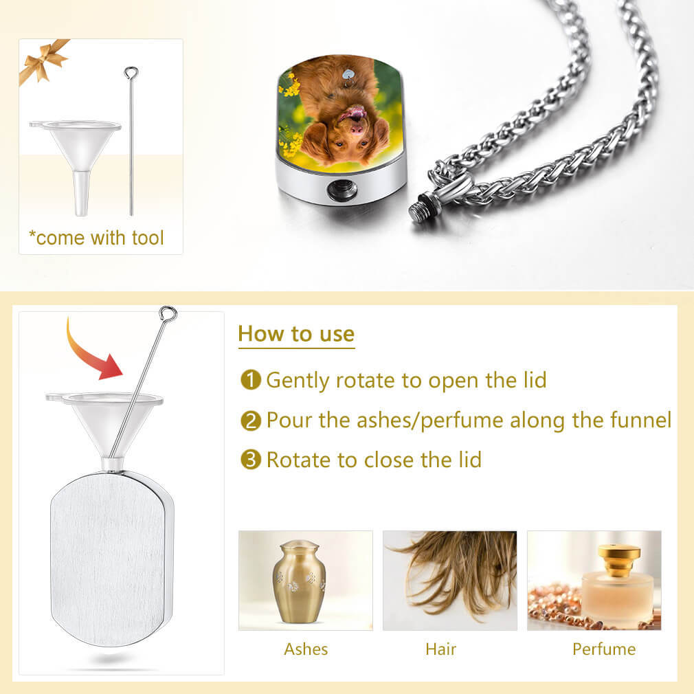 how to use cremation necklace