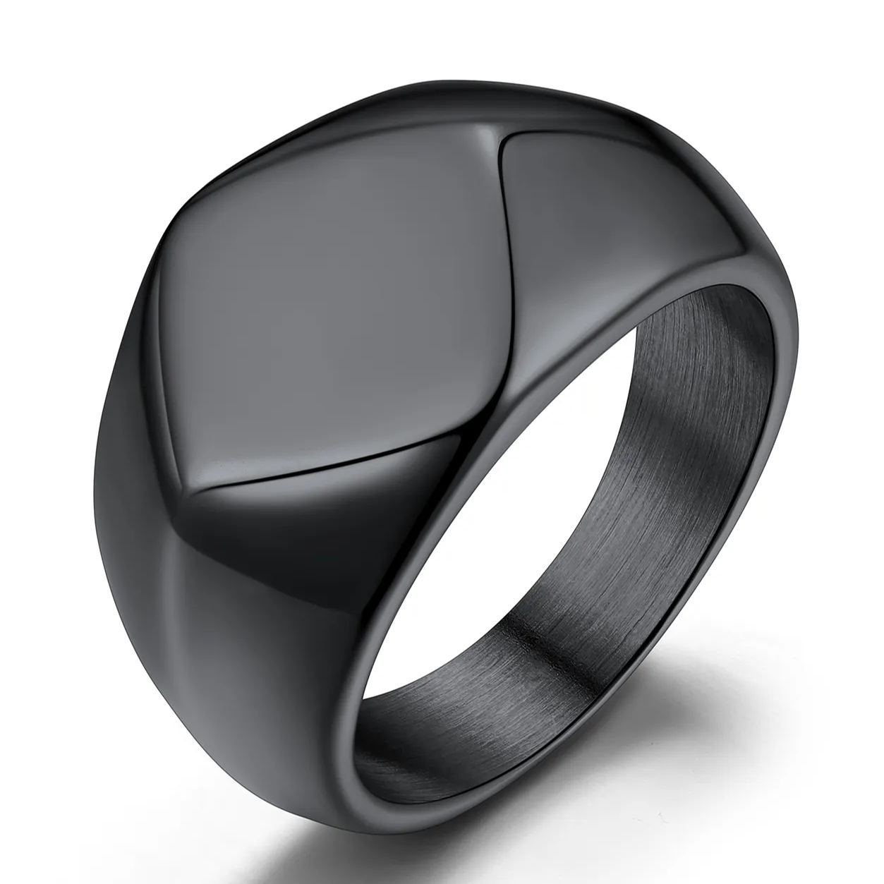 Black signet ring