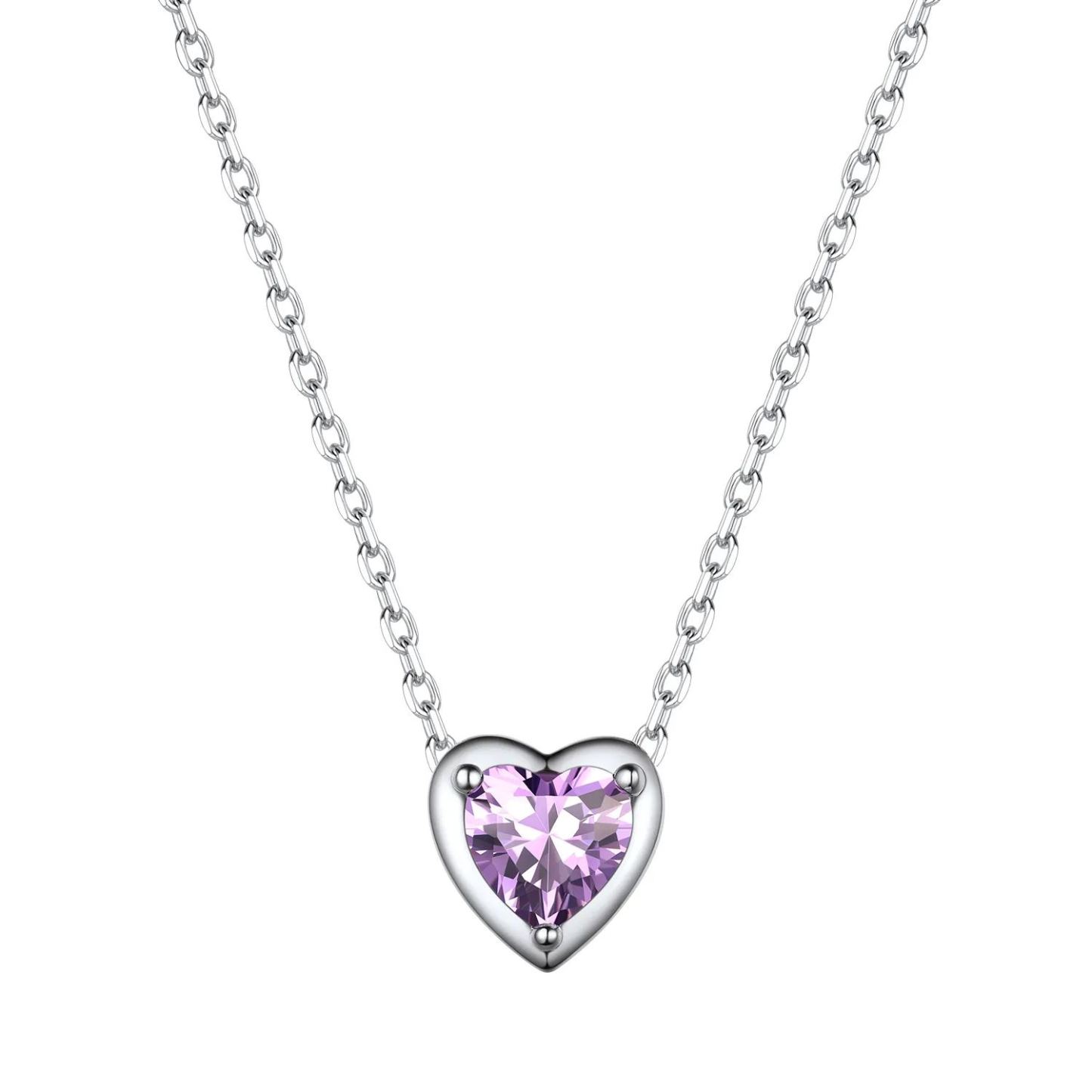 June Alexandrite birthstone necklace