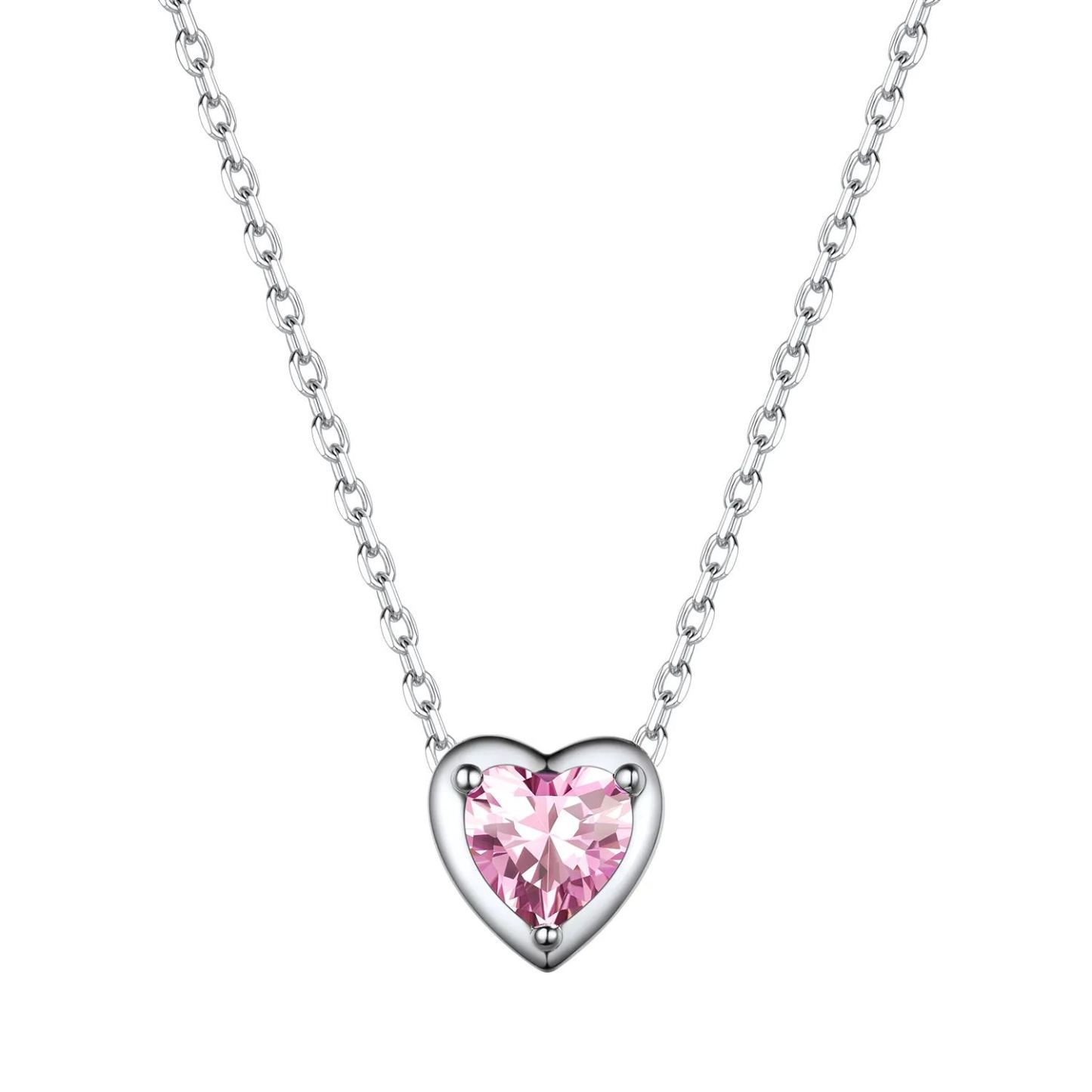 October Tourmaline Birthstone Necklace