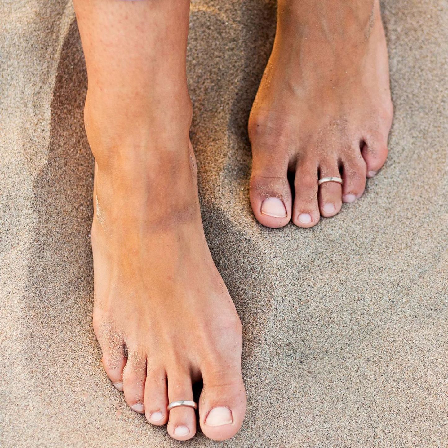 925 Sterling Silver Toe Rings for Women Adjustable Open Rings Summer Jewelry model