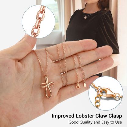 925 Sterling Silver Celtic Knot Necklace for Women 