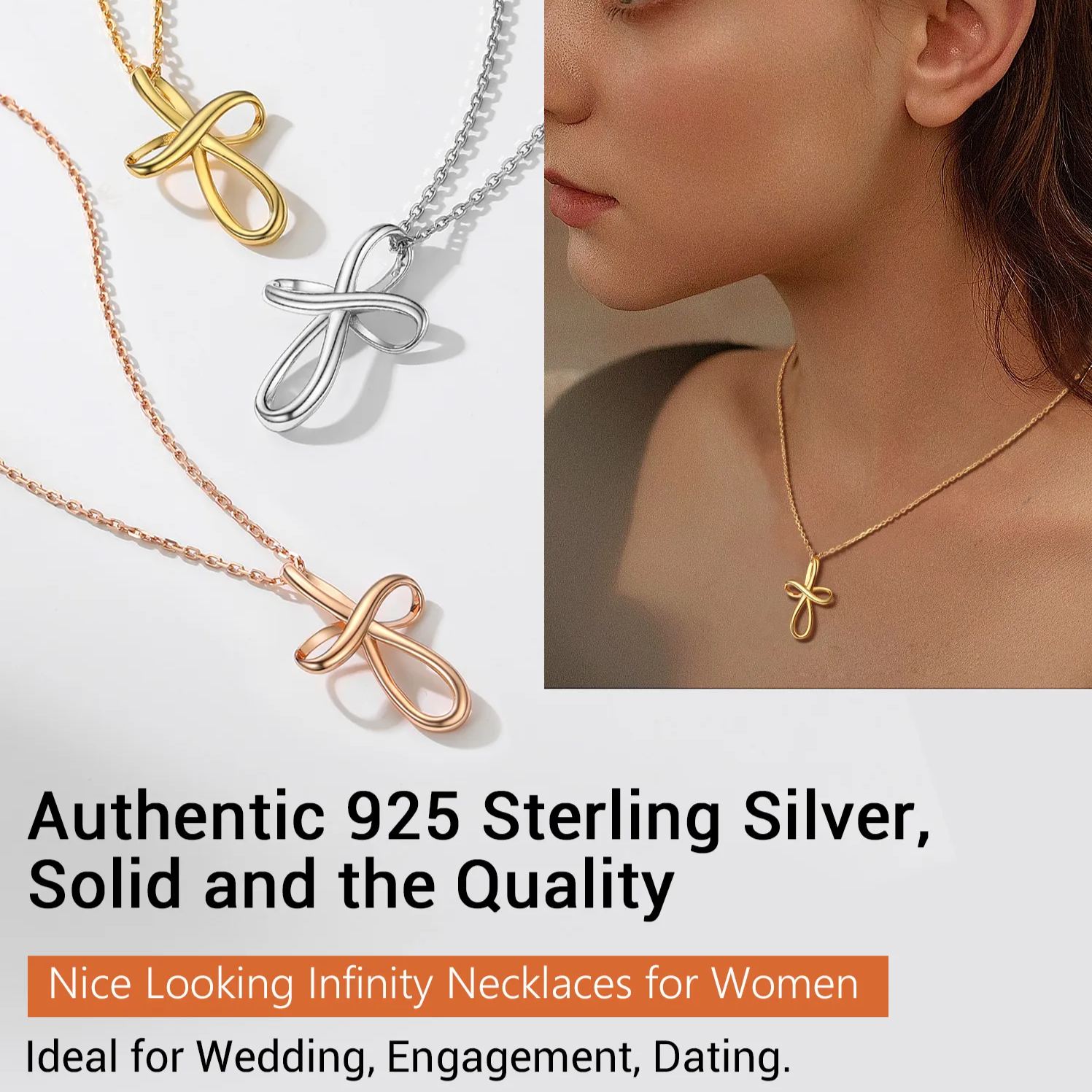 Sterling Silver Celtic Knot Necklace for Women quality