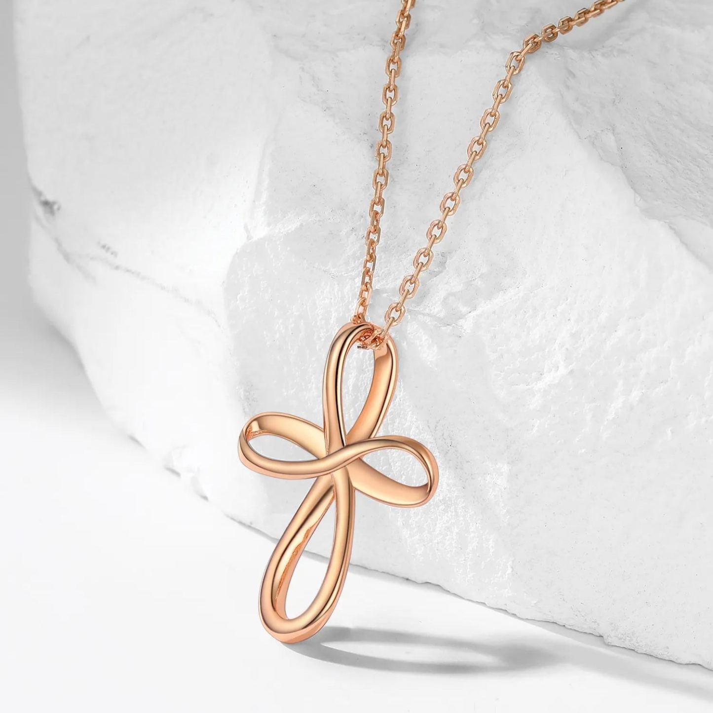 Sterling Silver Celtic Knot Necklace for Women rose gold occasion