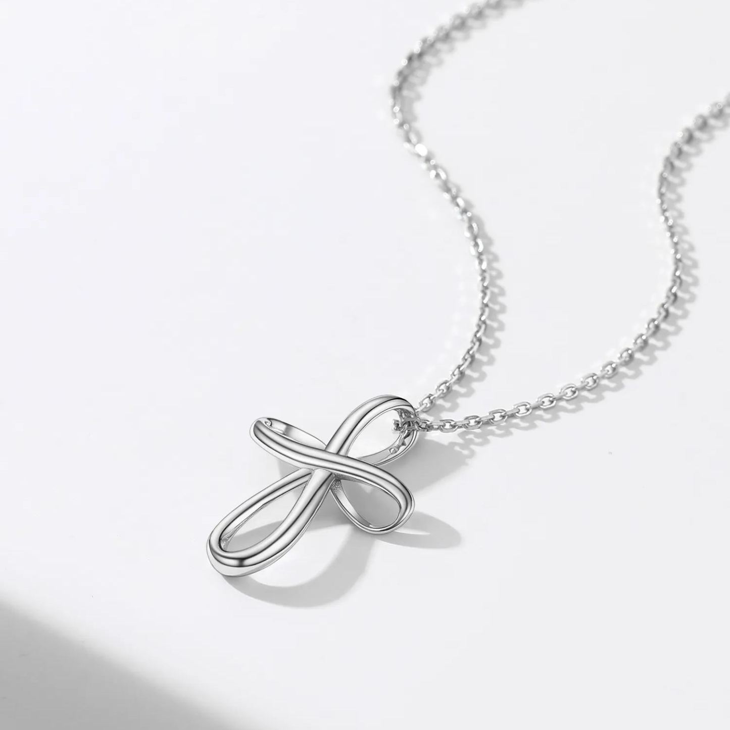 Sterling Silver Celtic Knot Necklace for Women silver occasion
