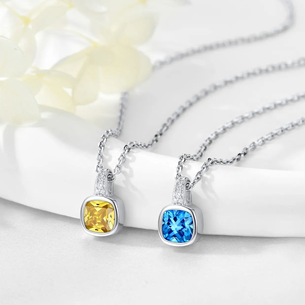 Birthstone Cubic Zirconia Necklace for Women occasion