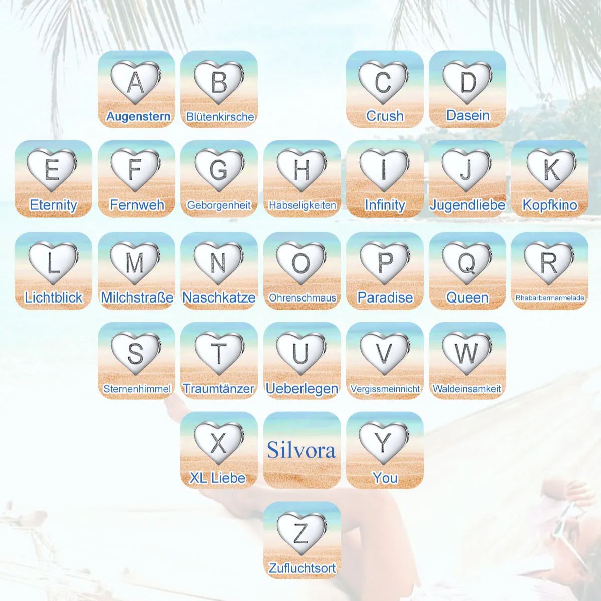 925 Sterling Silver Initial Anklets 