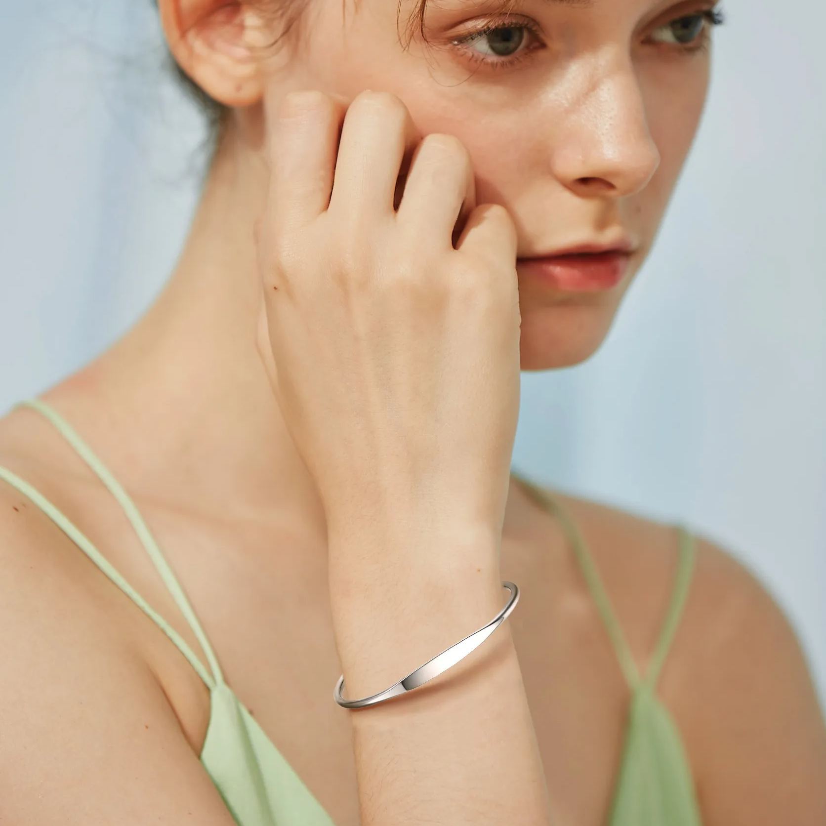 Personalized Engraved Name Cuff Bracelets model