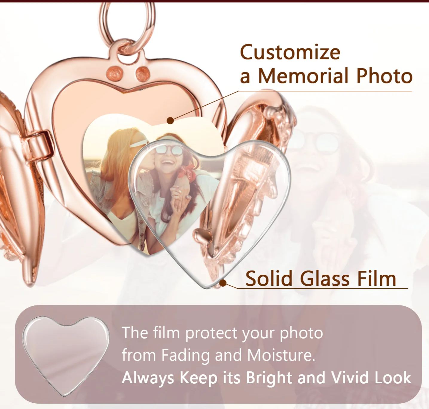 Personalized Photo Necklace for Women