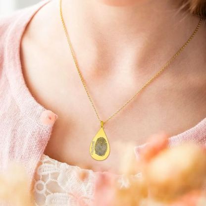 Personalized Fingerprint Necklace 