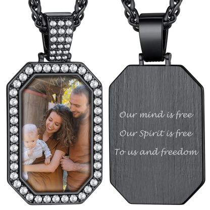 Custom Picture Military Tags Necklace for Men Women