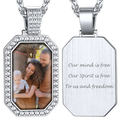 Custom Picture Military Tags Necklace for Men Women