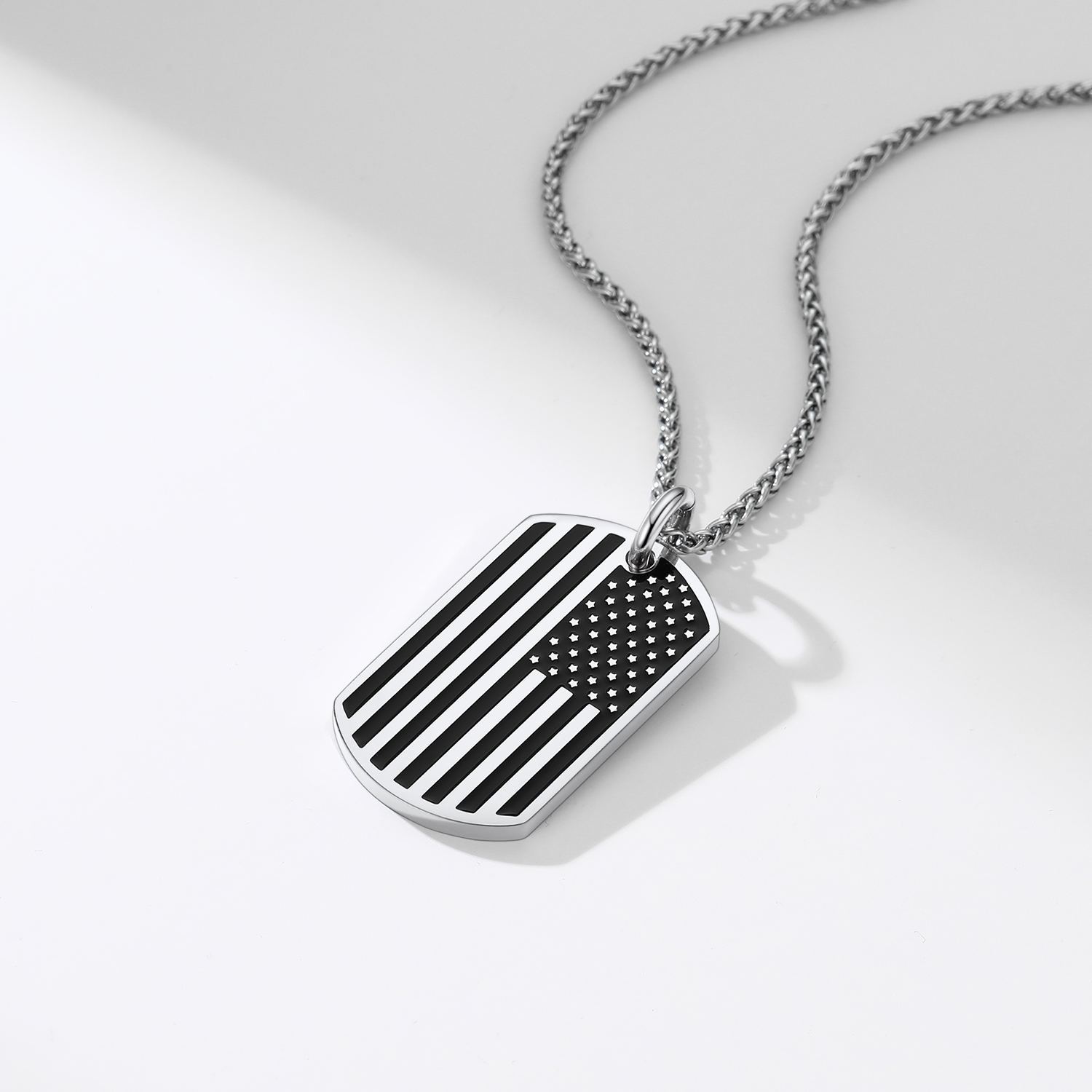 Engraved Dog Tag Necklace For Men (4)