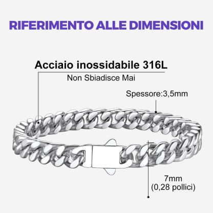 Miami Cuban Link Chain Bracelet for Men size