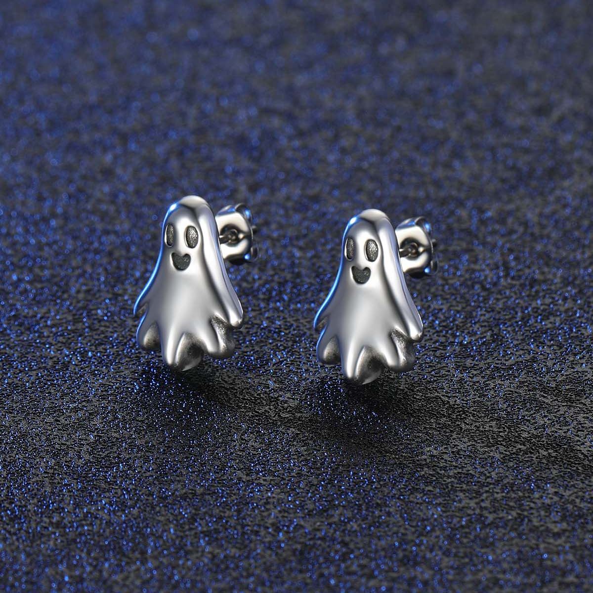  Ghost Stud Earrings