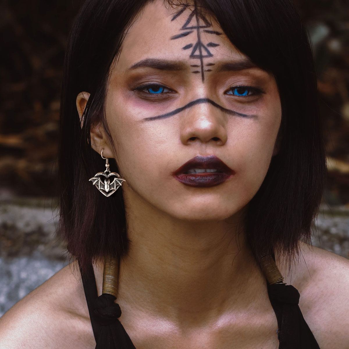 Bat Earrings Halloween Present for women 